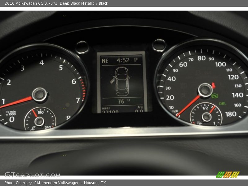 Deep Black Metallic / Black 2010 Volkswagen CC Luxury