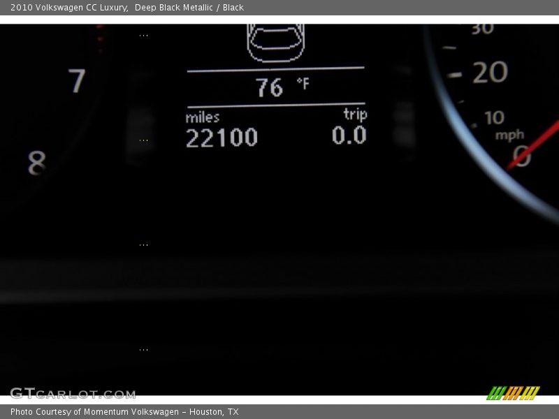 Deep Black Metallic / Black 2010 Volkswagen CC Luxury