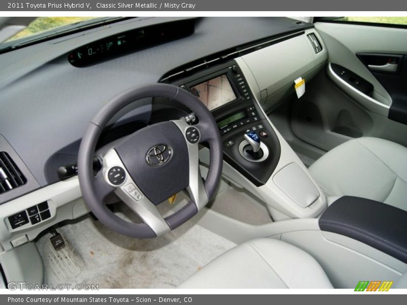 Classic Silver Metallic / Misty Gray 2011 Toyota Prius Hybrid V