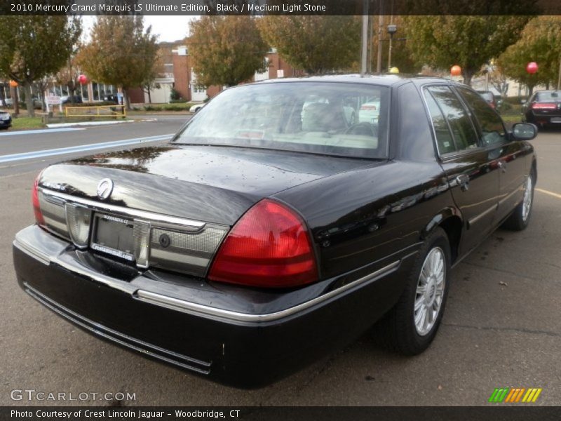 Black / Medium Light Stone 2010 Mercury Grand Marquis LS Ultimate Edition