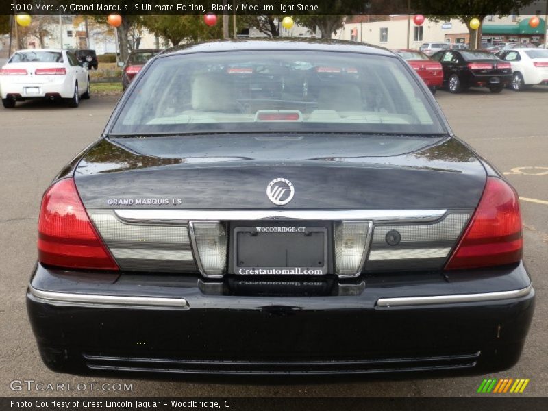 Black / Medium Light Stone 2010 Mercury Grand Marquis LS Ultimate Edition