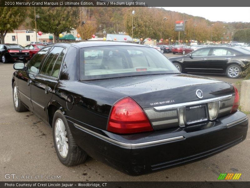 Black / Medium Light Stone 2010 Mercury Grand Marquis LS Ultimate Edition
