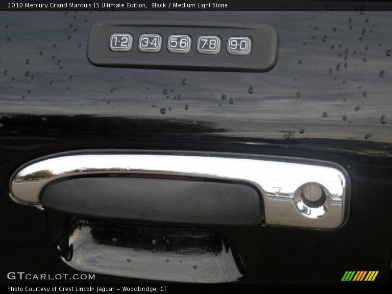 Black / Medium Light Stone 2010 Mercury Grand Marquis LS Ultimate Edition
