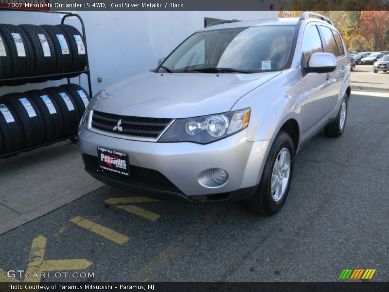 Cool Silver Metallic / Black 2007 Mitsubishi Outlander LS 4WD