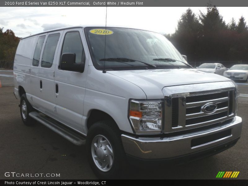 Oxford White / Medium Flint 2010 Ford E Series Van E250 XLT Commericial