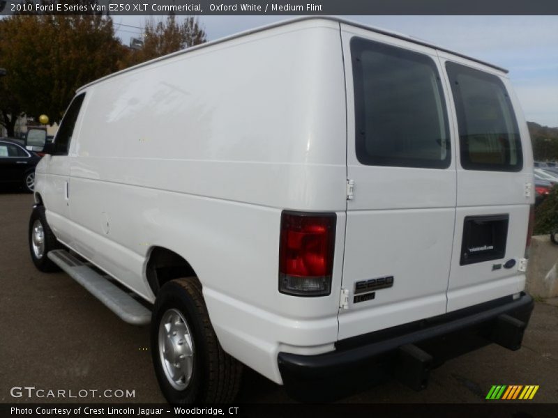 Oxford White / Medium Flint 2010 Ford E Series Van E250 XLT Commericial