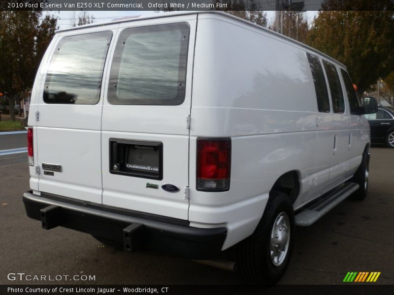Oxford White / Medium Flint 2010 Ford E Series Van E250 XLT Commericial