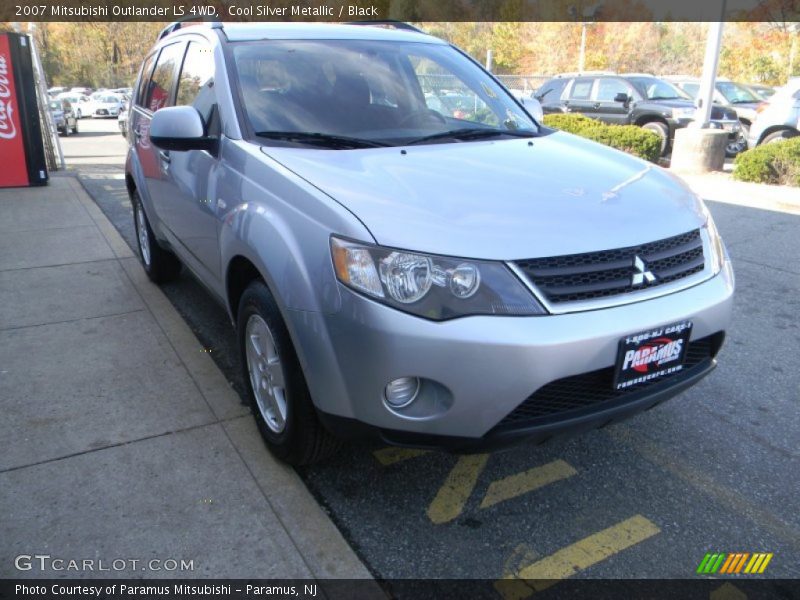 Cool Silver Metallic / Black 2007 Mitsubishi Outlander LS 4WD