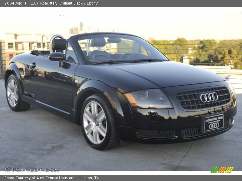 Brilliant Black / Ebony 2004 Audi TT 1.8T Roadster