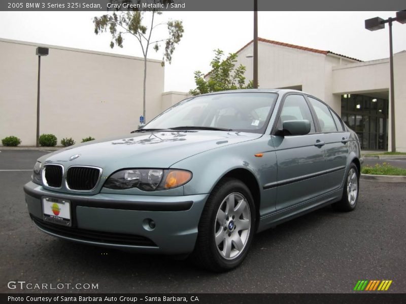 Gray Green Metallic / Sand 2005 BMW 3 Series 325i Sedan