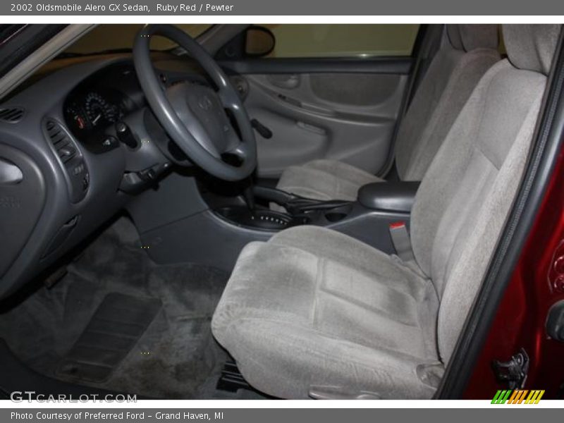 Ruby Red / Pewter 2002 Oldsmobile Alero GX Sedan