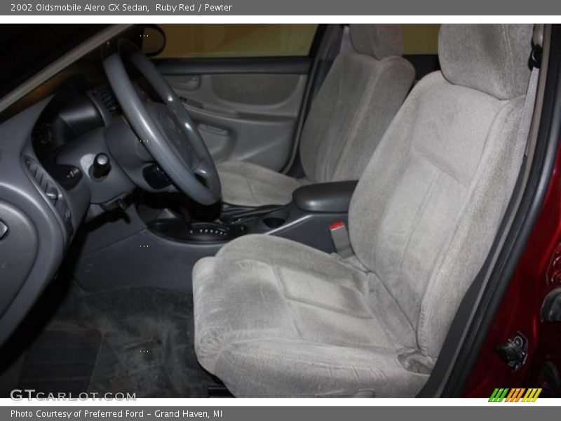 Ruby Red / Pewter 2002 Oldsmobile Alero GX Sedan