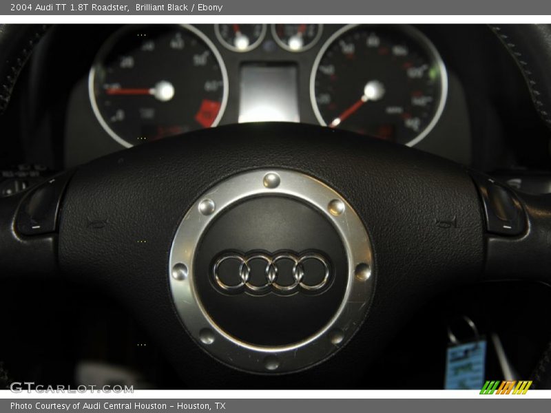 Brilliant Black / Ebony 2004 Audi TT 1.8T Roadster