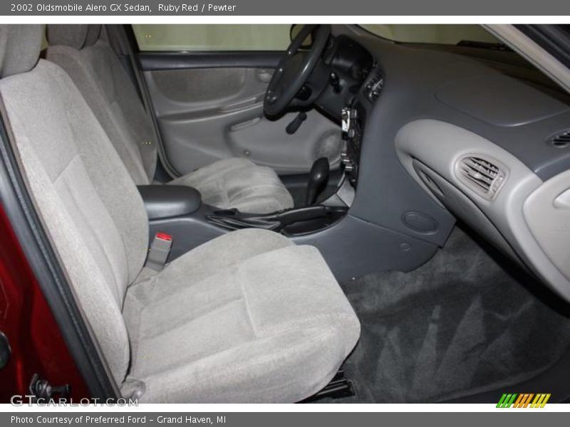 Ruby Red / Pewter 2002 Oldsmobile Alero GX Sedan