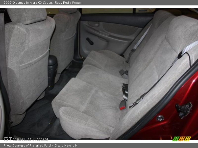 Ruby Red / Pewter 2002 Oldsmobile Alero GX Sedan