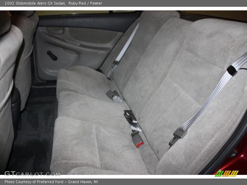 Ruby Red / Pewter 2002 Oldsmobile Alero GX Sedan