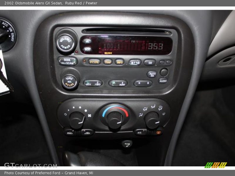 Ruby Red / Pewter 2002 Oldsmobile Alero GX Sedan