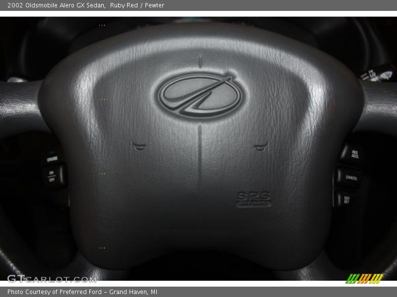 Ruby Red / Pewter 2002 Oldsmobile Alero GX Sedan