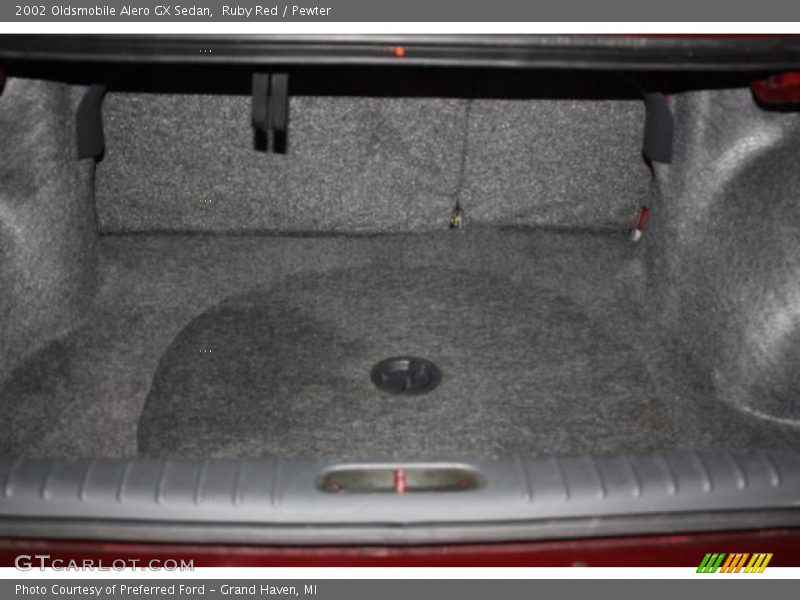 Ruby Red / Pewter 2002 Oldsmobile Alero GX Sedan