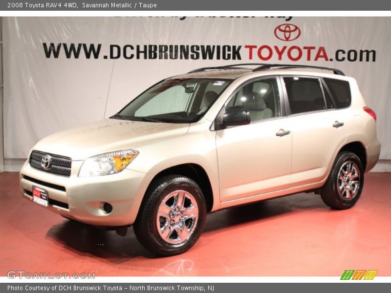 Savannah Metallic / Taupe 2008 Toyota RAV4 4WD