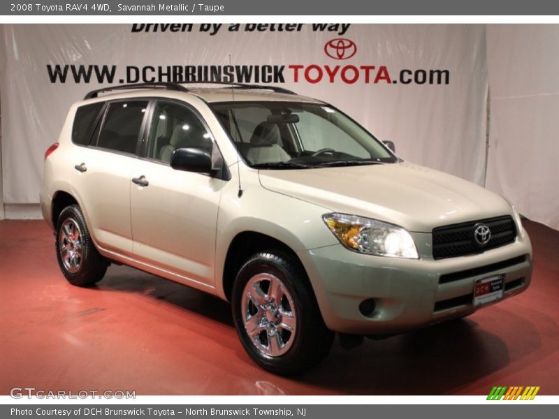 Savannah Metallic / Taupe 2008 Toyota RAV4 4WD