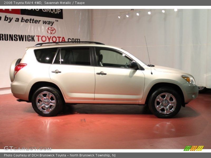 Savannah Metallic / Taupe 2008 Toyota RAV4 4WD