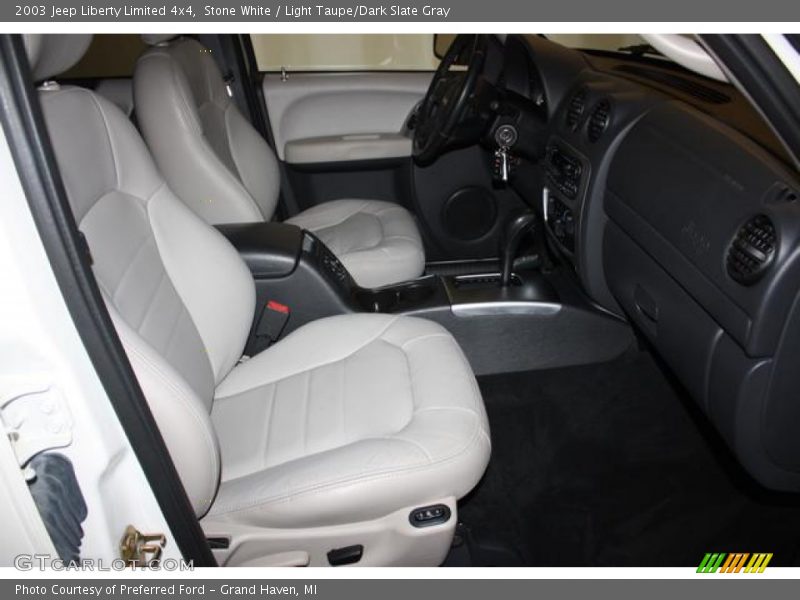 Stone White / Light Taupe/Dark Slate Gray 2003 Jeep Liberty Limited 4x4