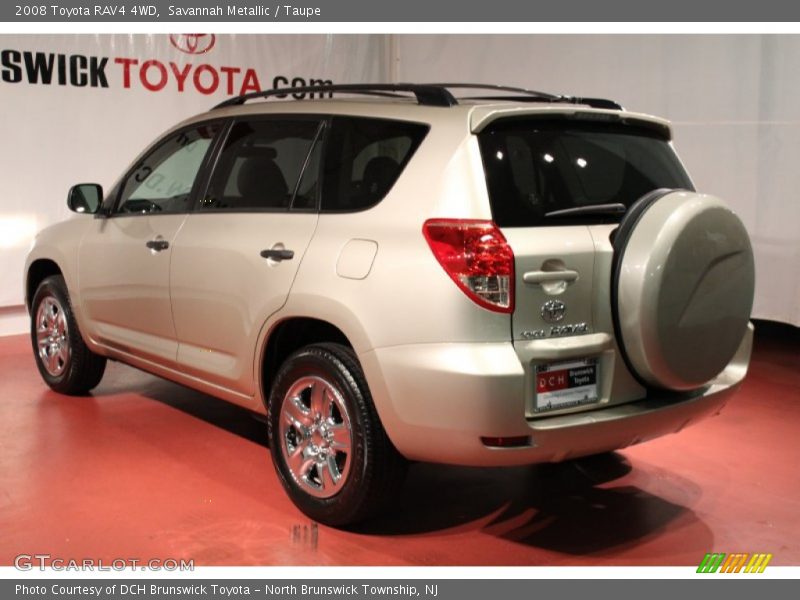 Savannah Metallic / Taupe 2008 Toyota RAV4 4WD