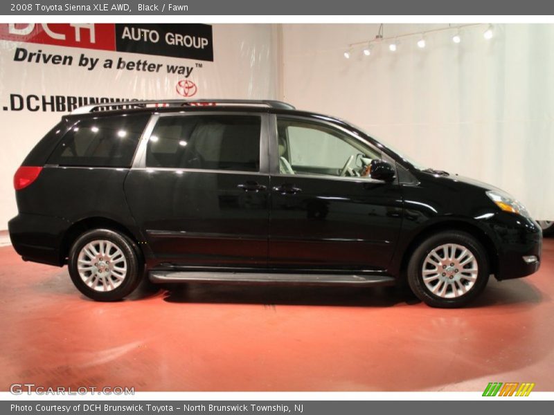 Black / Fawn 2008 Toyota Sienna XLE AWD