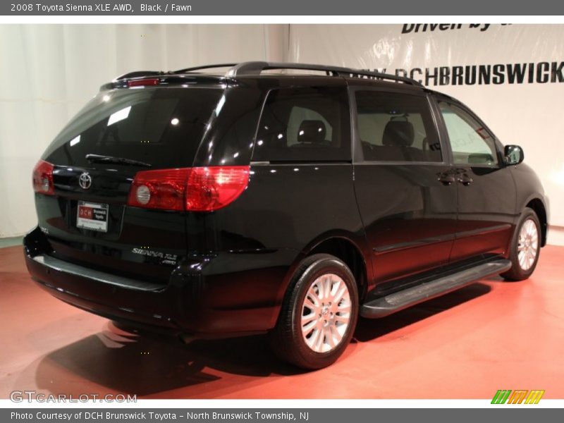 Black / Fawn 2008 Toyota Sienna XLE AWD