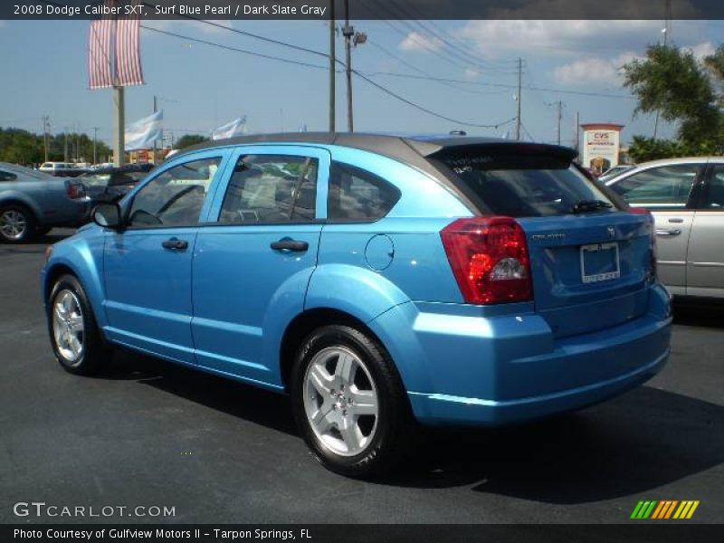 Surf Blue Pearl / Dark Slate Gray 2008 Dodge Caliber SXT