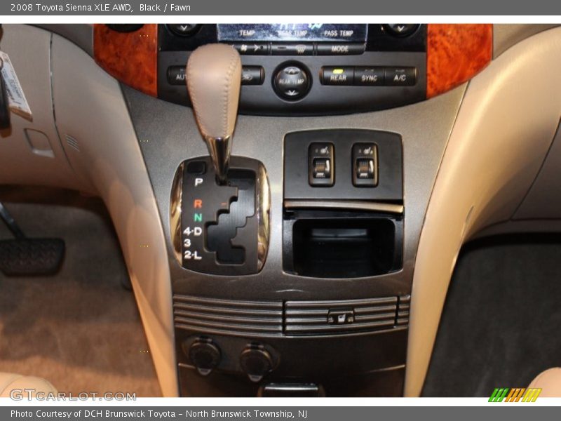 Black / Fawn 2008 Toyota Sienna XLE AWD