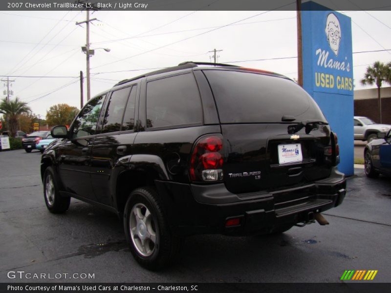 Black / Light Gray 2007 Chevrolet TrailBlazer LS