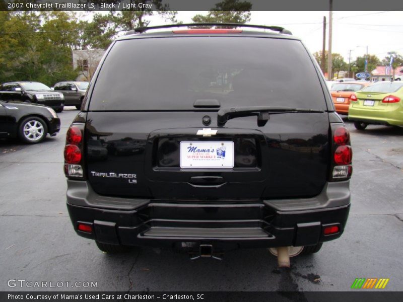 Black / Light Gray 2007 Chevrolet TrailBlazer LS