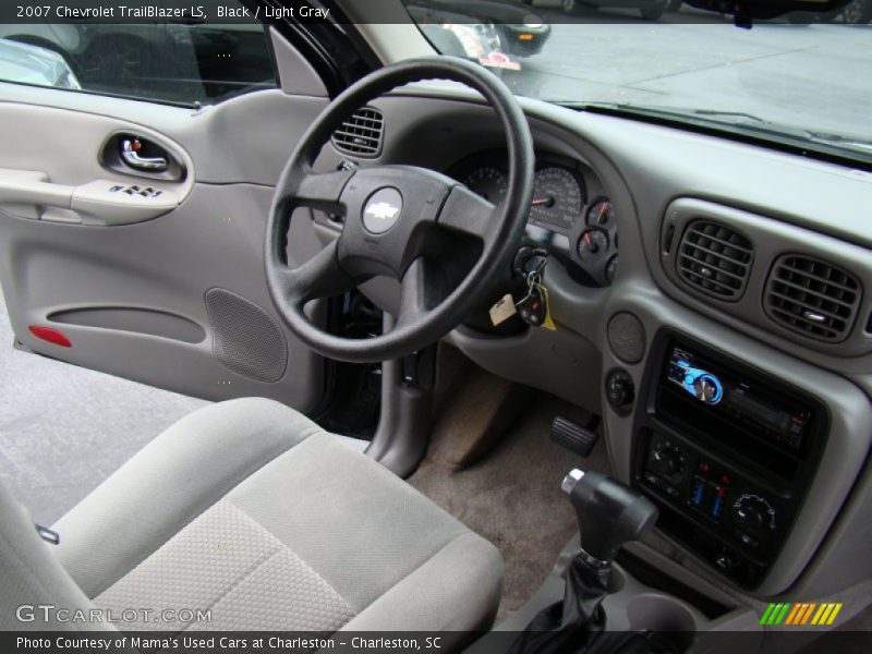 Black / Light Gray 2007 Chevrolet TrailBlazer LS