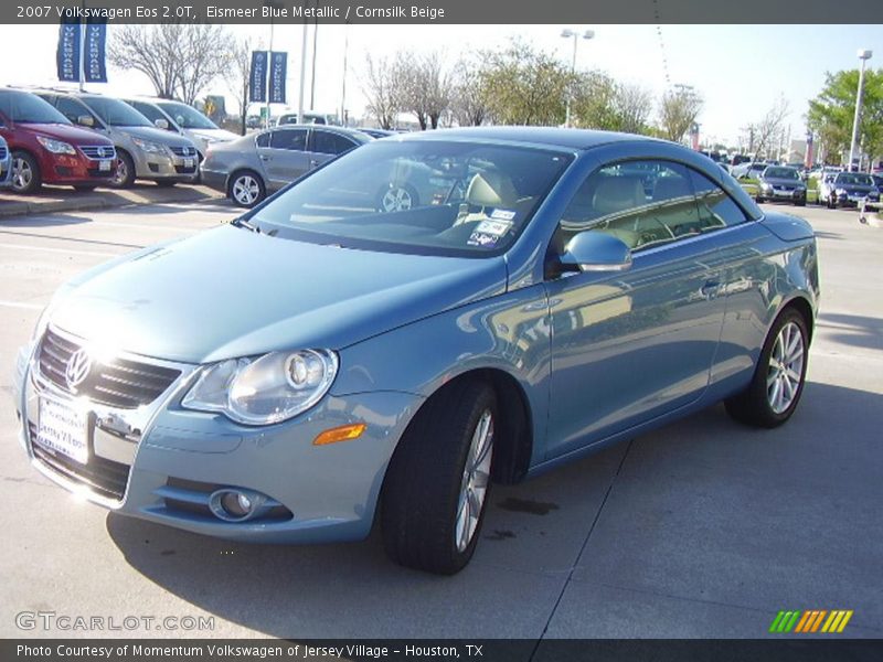 Eismeer Blue Metallic / Cornsilk Beige 2007 Volkswagen Eos 2.0T