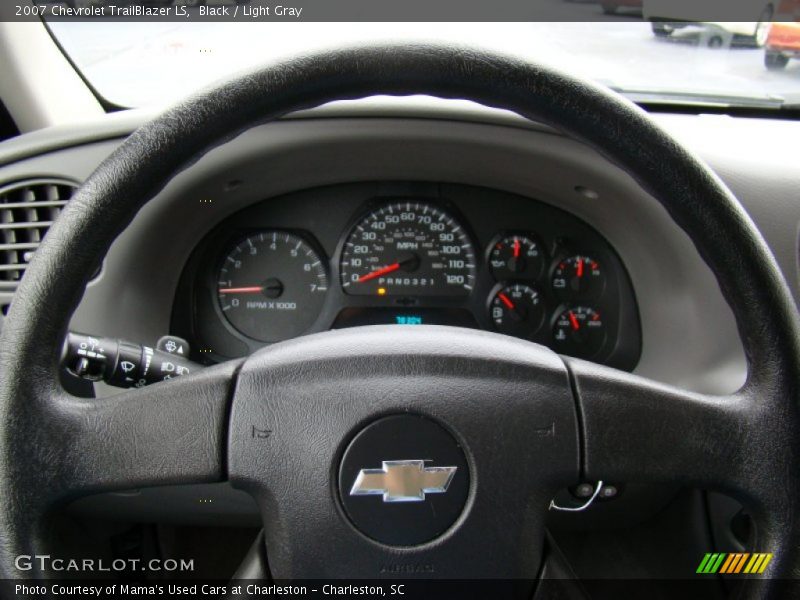 Black / Light Gray 2007 Chevrolet TrailBlazer LS