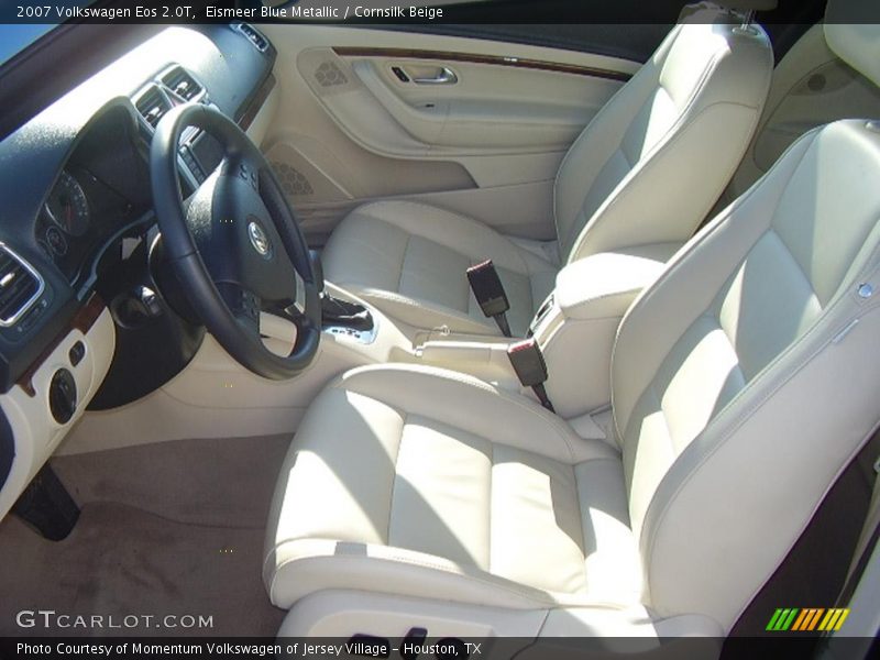 Eismeer Blue Metallic / Cornsilk Beige 2007 Volkswagen Eos 2.0T
