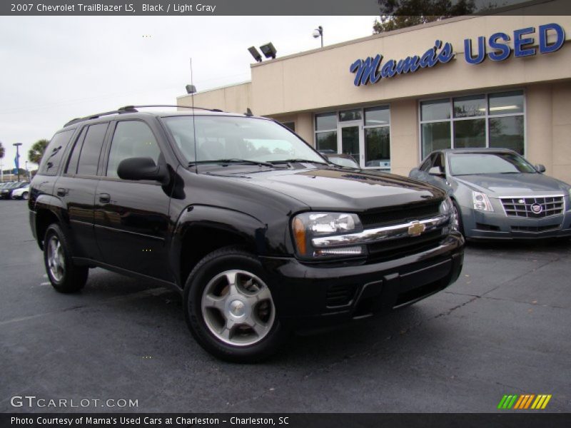 Black / Light Gray 2007 Chevrolet TrailBlazer LS