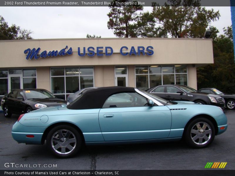 Thunderbird Blue / Thunderbird Blue 2002 Ford Thunderbird Premium Roadster