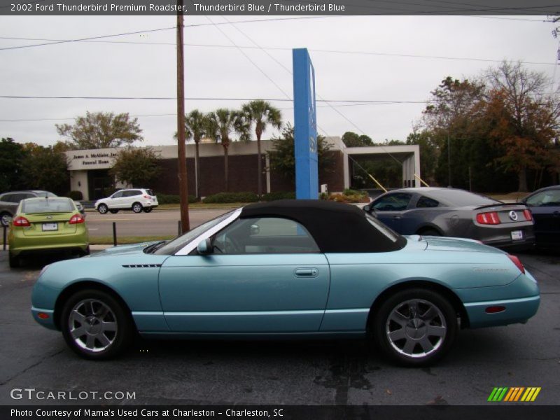 Thunderbird Blue / Thunderbird Blue 2002 Ford Thunderbird Premium Roadster