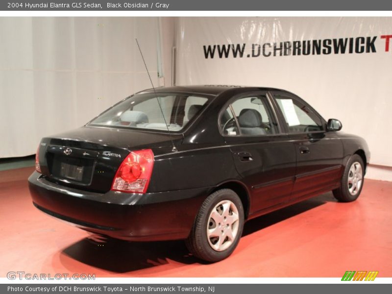 Black Obsidian / Gray 2004 Hyundai Elantra GLS Sedan