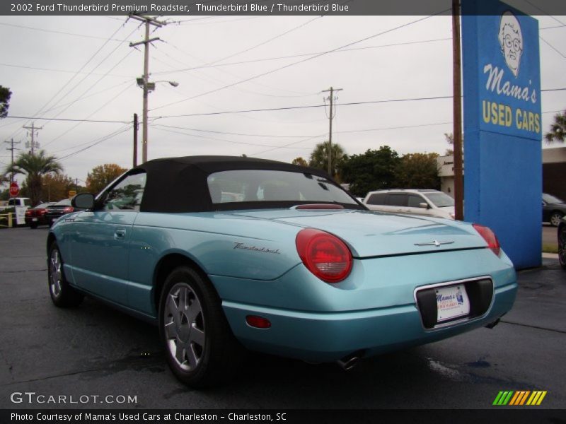 Thunderbird Blue / Thunderbird Blue 2002 Ford Thunderbird Premium Roadster