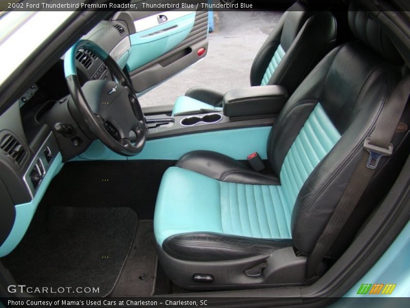  2002 Thunderbird Premium Roadster Thunderbird Blue Interior