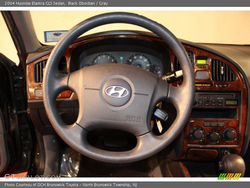 Black Obsidian / Gray 2004 Hyundai Elantra GLS Sedan
