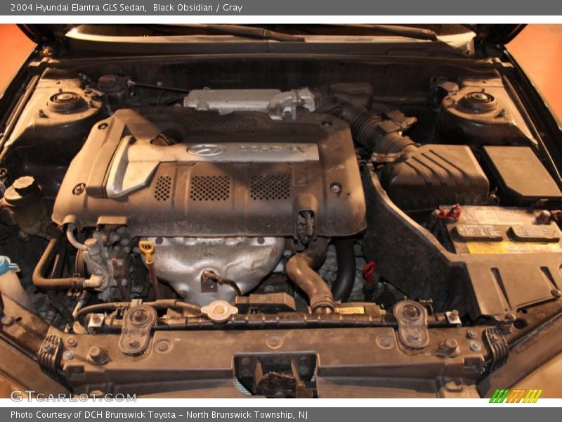 Black Obsidian / Gray 2004 Hyundai Elantra GLS Sedan