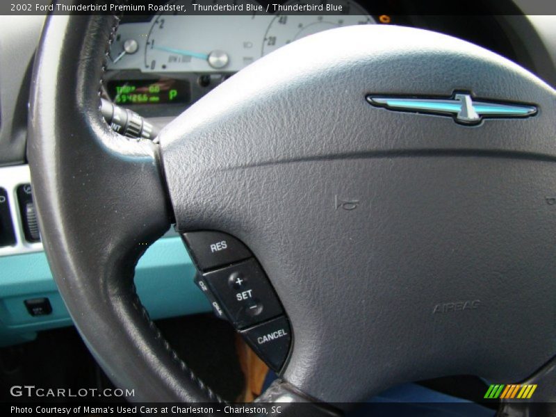 Thunderbird Blue / Thunderbird Blue 2002 Ford Thunderbird Premium Roadster