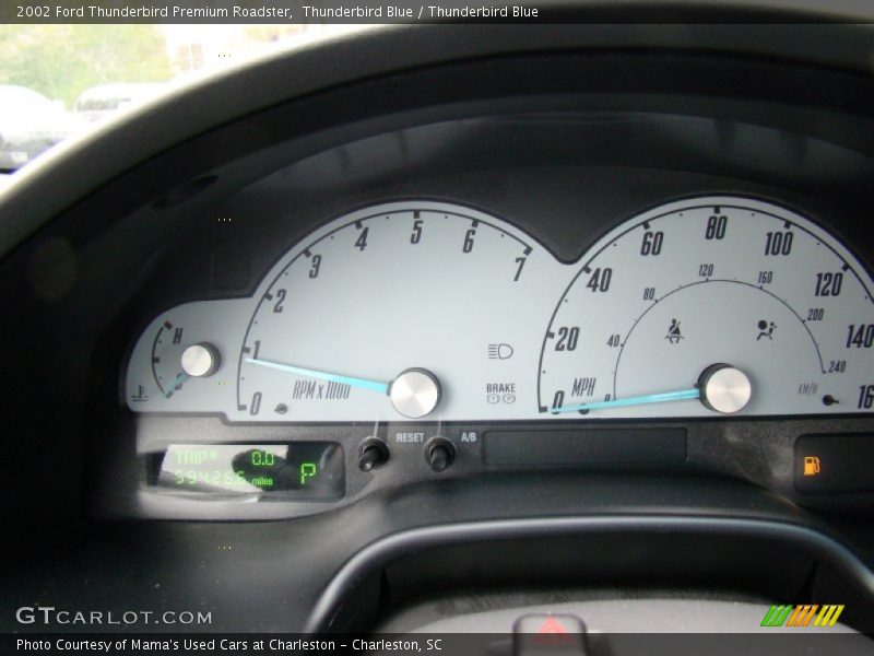 Thunderbird Blue / Thunderbird Blue 2002 Ford Thunderbird Premium Roadster
