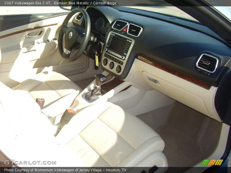 Eismeer Blue Metallic / Cornsilk Beige 2007 Volkswagen Eos 2.0T