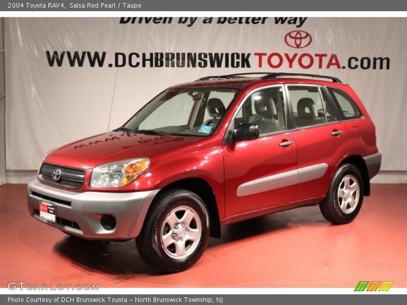 Salsa Red Pearl / Taupe 2004 Toyota RAV4